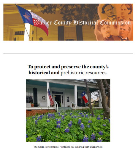 Walker County Historical Commission Home Page