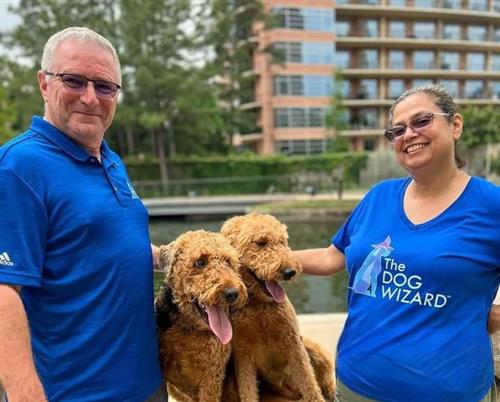 Robert and Sandy with their Airdeles