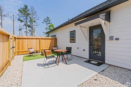 Privacy Fenced backyards w/ artificial turf