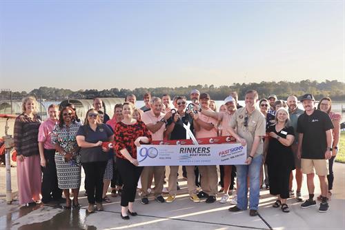 Rinkers Boat World Ribbon-Cutting Ceremony 2024