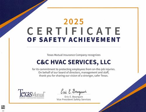 2025 Safety Award