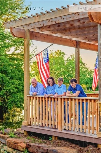 Family photographed - Montgomery TX Park