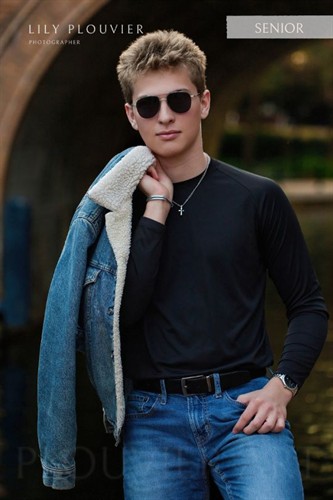 Men's personal branding portrait photographed on location in The Woodlands, Texas