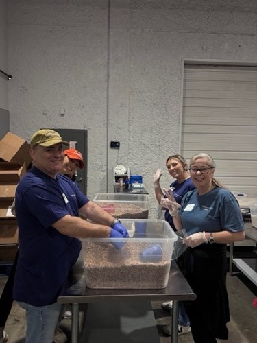 Volunteering at MOCO Food Bank!