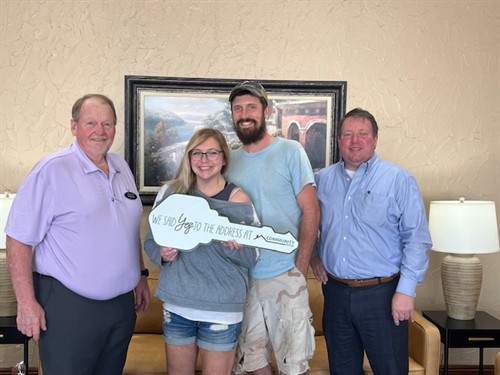 Closed this happy couple 