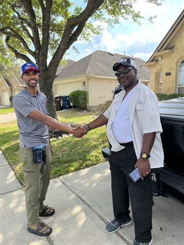 working with customers