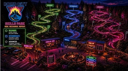 Neon Nights Aerial View (Concept)