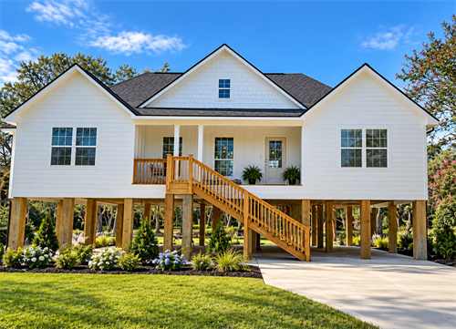 United Built Homes - Pilings Home