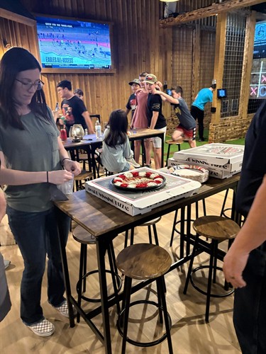 Customized Birthday Parties  Celebrate that special day with cake, friends, and plenty of bullseyes! We customize birthday parties with axe throwing, food, drinks, decorations, trophies, and additional activities to create a celebration they’ll always remember.