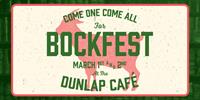 Bockfest at the Dunlap Cafe