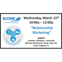 SCORE Seminar: Relationship Marketing 