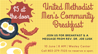 (M) United Methodist Men's Community Breakfast