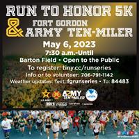 (M) Run to Honor 5K & Army Ten Miler