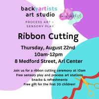 Ribbon Cutting at Backyartists Art Studio