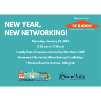 After Hours Networking with Arlington and Somerville Chambers sponsored by SERVPRO