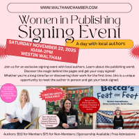 Women in Publishing Signing Event in Waltham