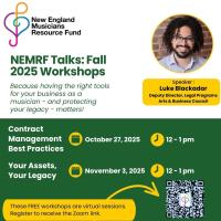 NEMRF Talks: Fall 2025 Workshops