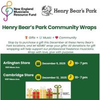 Wrapping at Henry Bear's Park: Have your Gift Wrapped by New England Musicians Resource Fund