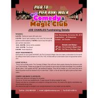 The Comedy & Magic Club Fundraiser for the Pier to Pier walk /run with Joe Charles 