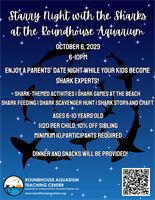 Starry Night with the Sharks at the Roundhouse Aquarium