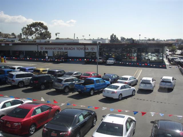 A view of Manhattan Beach Toyota Scion's lot.