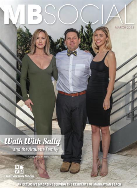 March 2018 Issue - Walk With Sally founder, Nick Arquette and Family. 