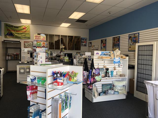 Inside store - office supplies and gift items