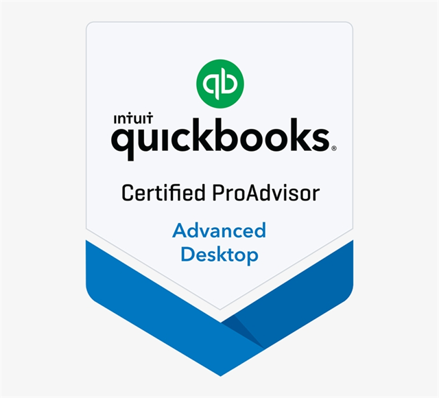 Advanced Certified QuickBooks  ProAdvisor (QuickBooks Desktop)