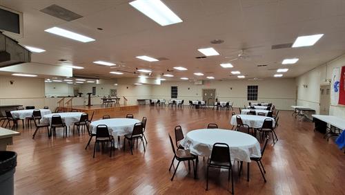 Ballroom Area of American Legion - A Great Meeting Space 