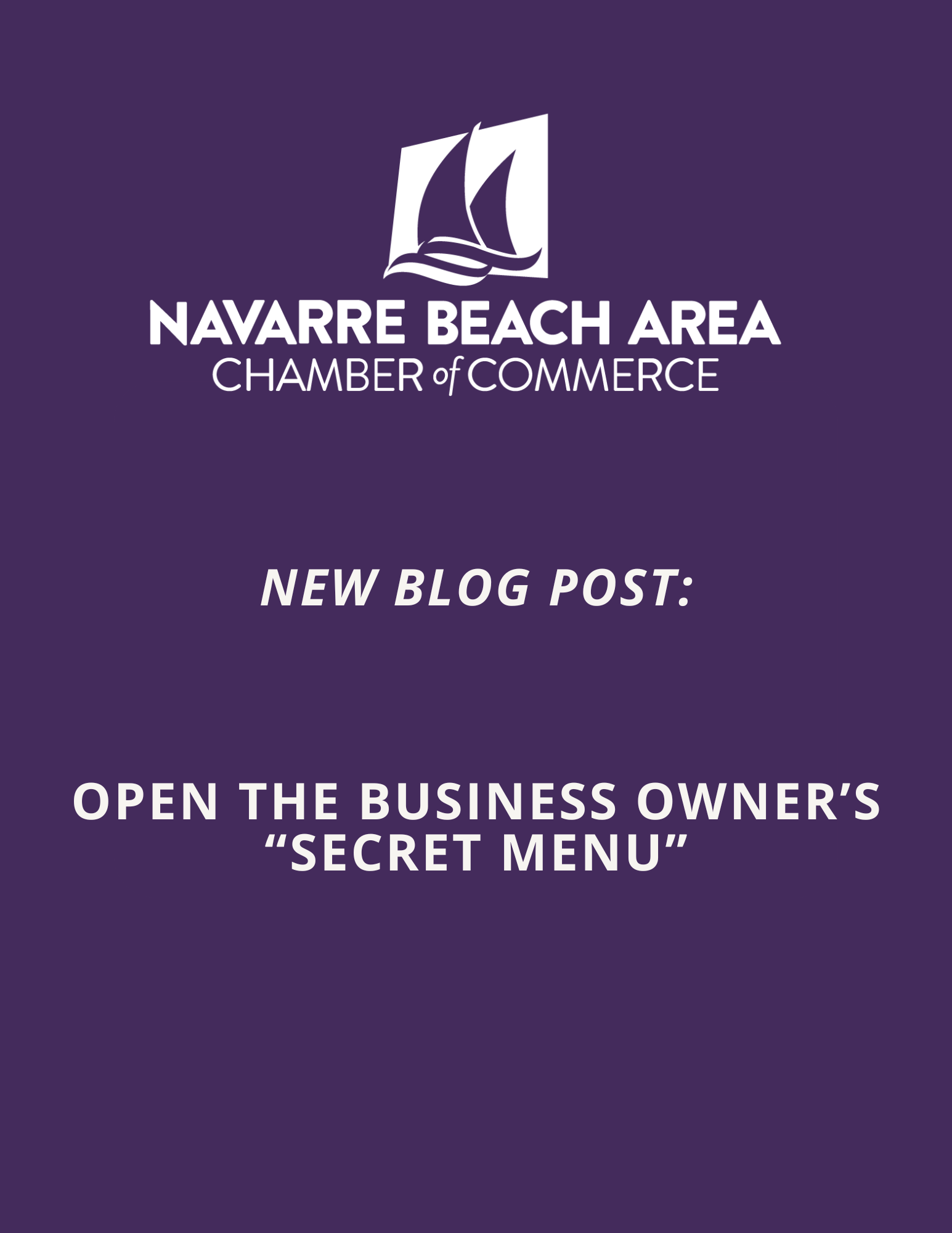 Image for Open the Business Owner’s “Secret Menu”