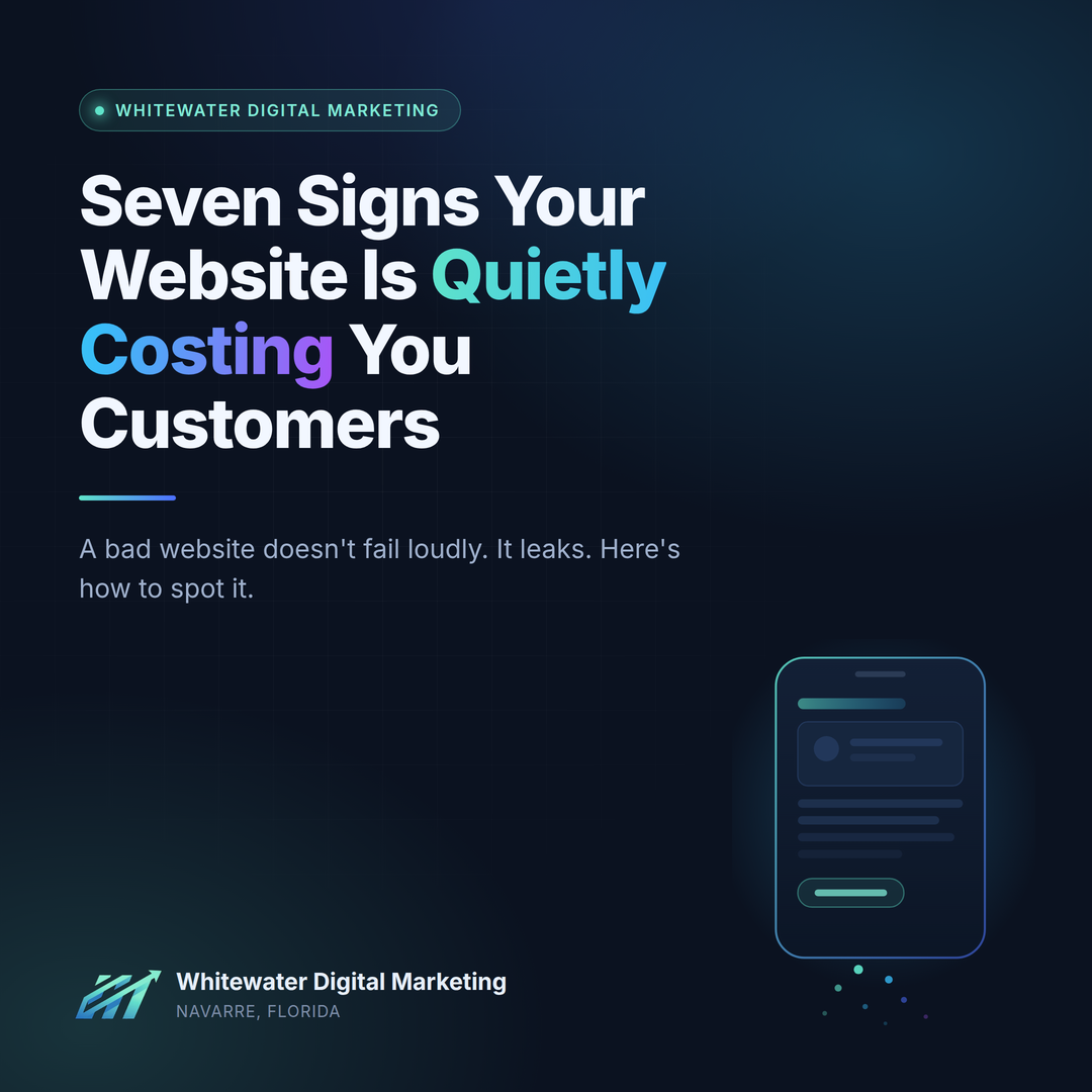 Image for GUEST BLOG: Seven Signs Your Website Is Quietly Costing You Customers