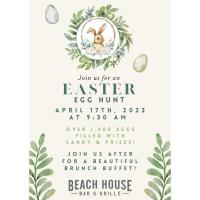 Easter Egg Hunt and Brunch Buffet at Beach House Bar & Grille