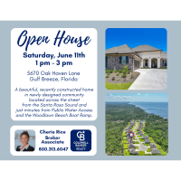 OPEN HOUSE: 5670 Oak Haven Lane (Gulf Breeze)