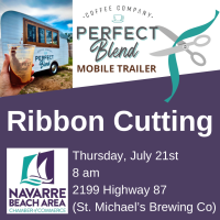 Ribbon Cutting for Perfect Blend Coffee Company Mobile Trailer