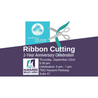 Ribbon Cutting for Embrace the Calm Massage & Facials