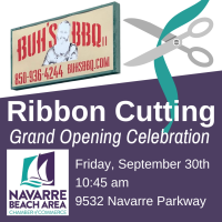 Ribbon Cutting for Grand Opening of Buh’s BBQ Restaurant