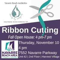 Ribbon Cutting for Navarre Beach Aesthetics