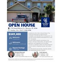 OPEN HOUSE:  1735 Sound Haven Court