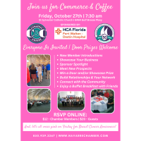 Commerce and Coffee Networking Breakfast Sponsored by HCA Florida-Fort Walton-Destin Hospital