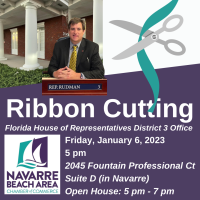 Ribbon Cutting for the New District 3 Office for Florida House of Representative - Dr. Joel Rudman