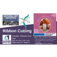 Ribbon Cutting for Natural Art Crystals at A Special Place Gifts, Home Decor & More!
