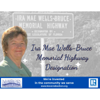 Ira Mae Wells-Bruce Memorial Highway Dedication