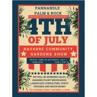 Navarre Community Gardens Show at Panhandle Palm & Rock