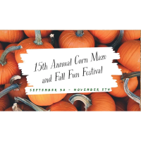 15th Annual Sweet Season Farms Corn Maze and U-Pick Pumpkins and Sunflowers