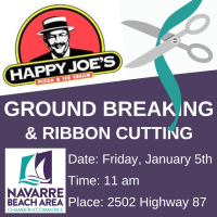 Ribbon Cutting & Ground Breaking for Happy Joe's Pizza & Ice Cream