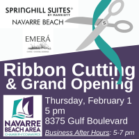 Springhill Suites by Marriott Navarre Beach / Beach House Social Ribbon Cutting and Grand Opening of their new addition