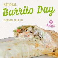 National Burrito Day at El Paso Tacos & Tequila