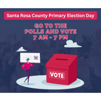 Election Day in Santa Rosa County (includes links to the Navarre Chamber's Candidate Forum and Precinct Information)