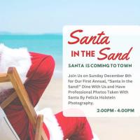 Santa in the Sand at The Grillehouse