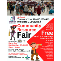 Annual Treasure Your Health, Wealth, Wellness & Education Community Resource Fair - A Community Resource Fair